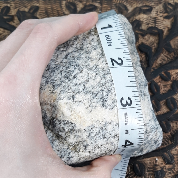 Maine Banded Granite Stone East Coast Beach Rock Raw Mineral Specimen Gray White - Picture 3 of 12